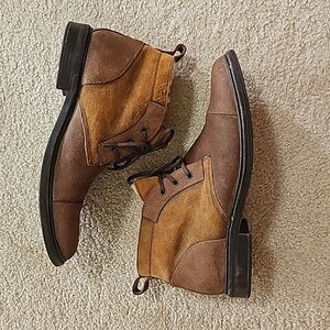 UGG Galen Bomber Men's Casual Boots SIZE MEN 12 Fur lined lace up Chukka boots